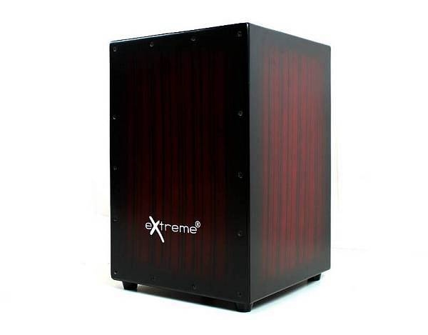 extreme db01 rds cajon a 3 cordiere con borsa rosso sfumato