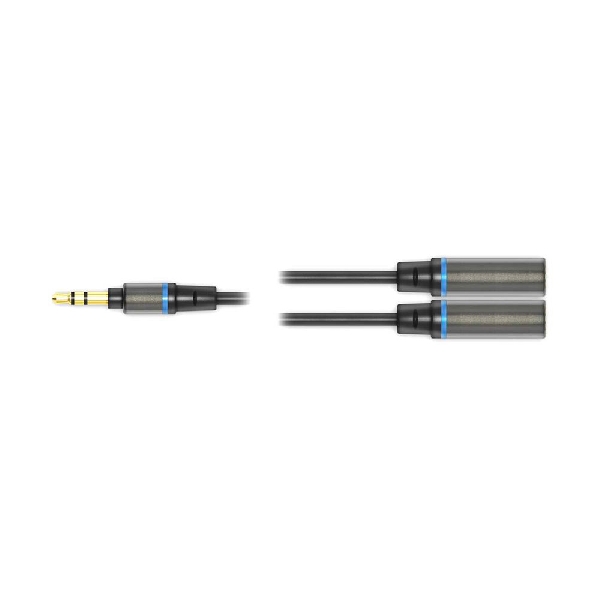 ik multimedia iline headphone stereo splitter