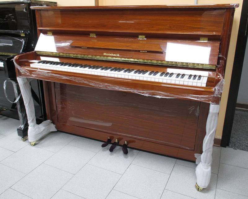 weisbach up 110 pianoforte acustico verticale 110 cm noce