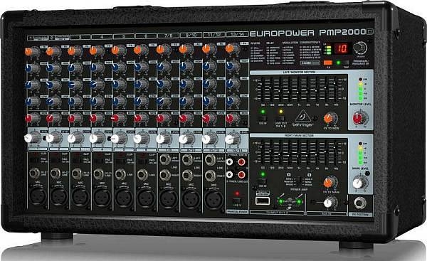 behringer pmp2000d mixer a rack amplificato