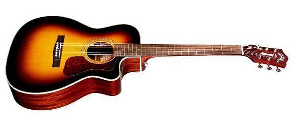 guild om 140ce atb antique burst chitarra acustica in massello forma orchestra con fishman