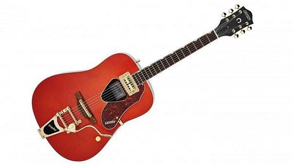gretsch g5034tft rancher fideli tron pickup bigsby tailpiece savannah sunset