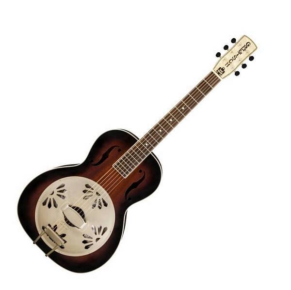 gretsch g9240 alligator round neck mahogany body biscuit cone resonator 2c sunburst