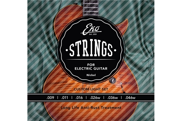 eko electric guitar strings 09 46 set