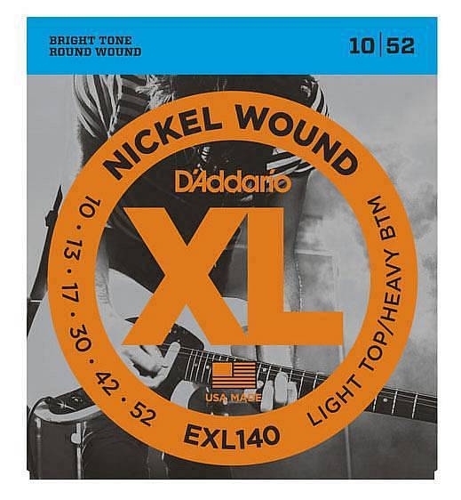 daddario exl 140 light top heavy bottom 10 52