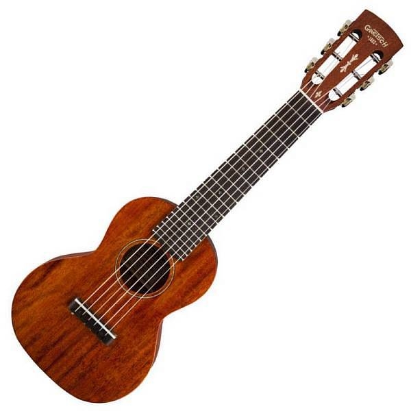 gretsch g9126 guitar ukulele ovangkol fingerboard honey mahogany stain