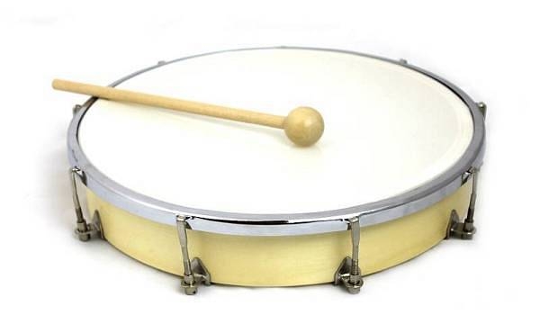 luke daniel jb910ft tamburello ginnastica ritmica con cerchio e tiranti 27 cm