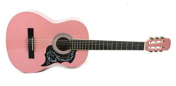muses cg301pk chitarra classica con battipenna