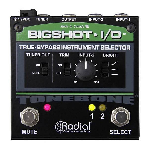 radial big shot io rev2 selettore strumenti true bypass