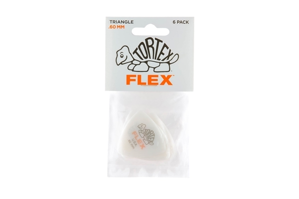 dunlop 456p60 tortex flex triangle 60 mm pack12