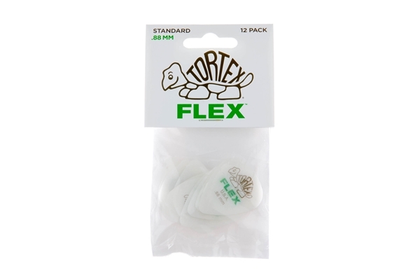 dunlop 428p88 tortex flex standard 88 mm pack12