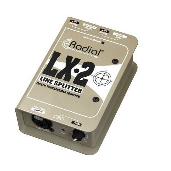 radial lx2   line splitter con attenuatore