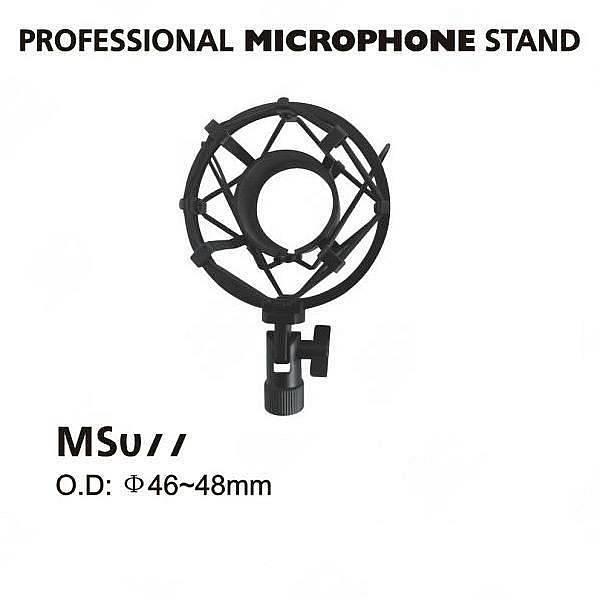 extreme ms077 shock mount sospensione elastica microfono da studio shockmount ragno d 46 48 mm