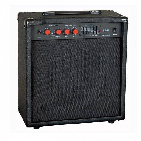 extreme ba30 amplificatore per basso 30w input jack 63mm eq 5 bande speaker 108243