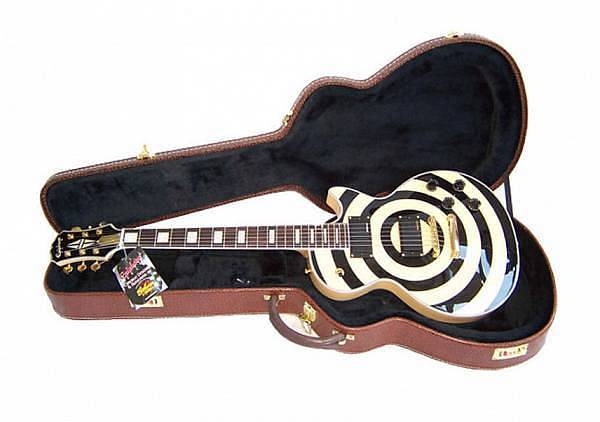 extreme egcf2 case rigido in legno per chitarra elettrica tipo les paul cerniere a scatto maniglia