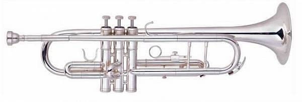 extreme jbtr 01 sl tromba in sib corpo in ottone con finitura argento laccato set completo