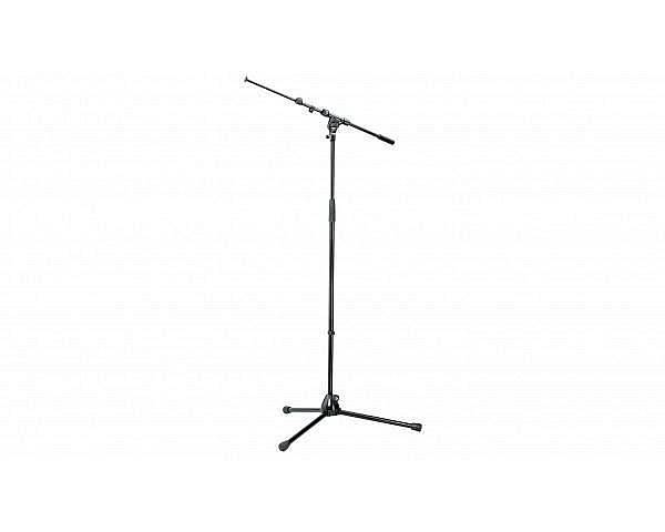 konig meyer 2109 asta per microfono a giraffa telescopica nera base tripoide