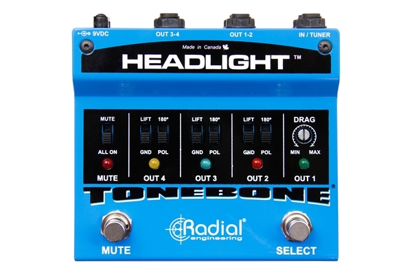 radial headlight switch fino a 4 amplificatori