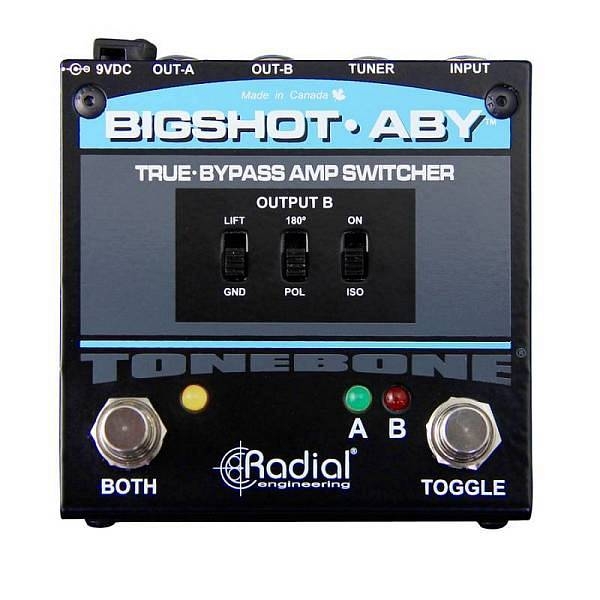 radial big shot aby rev2 switcher true bypass