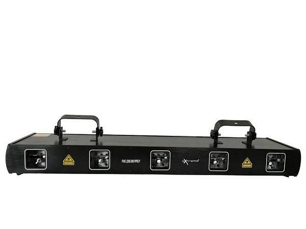 extreme five lens 580 vprgy effetto luce laser a 5 lenti rosso verde rosa viola giallo dmx