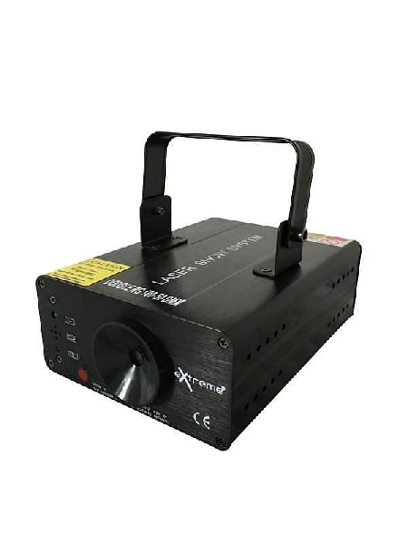 extreme double rg 100 50 dmx laser colore rosso e verde