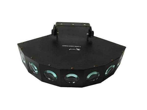 extreme 7 lens rgbwy effetto luce led 476 leds dmx