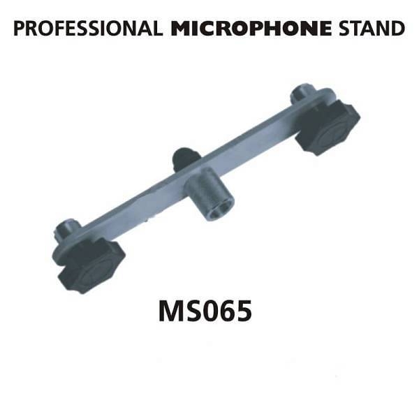 extreme ms065 barra a t per microfoni panoramici in configurazione stereo