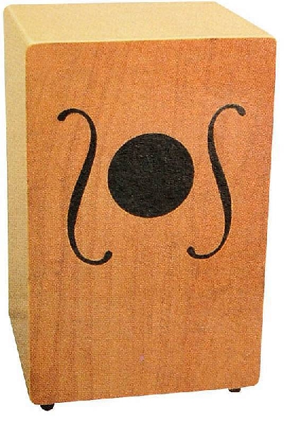 extreme db3048 fn cajon in legno con cordiera rullante colore natural con disegno