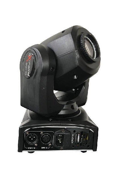 extreme mini spot 10 c led cree 10w controllo dmx con gobos 8 colori effetti