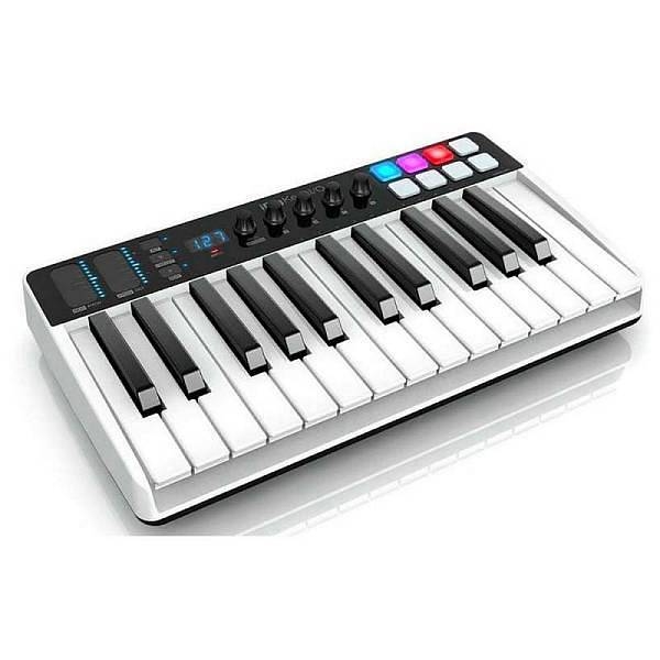 ik multimedia irig keys io 25   master keyboard a 25 tasti per sistemi pc mac ipad iphone con in