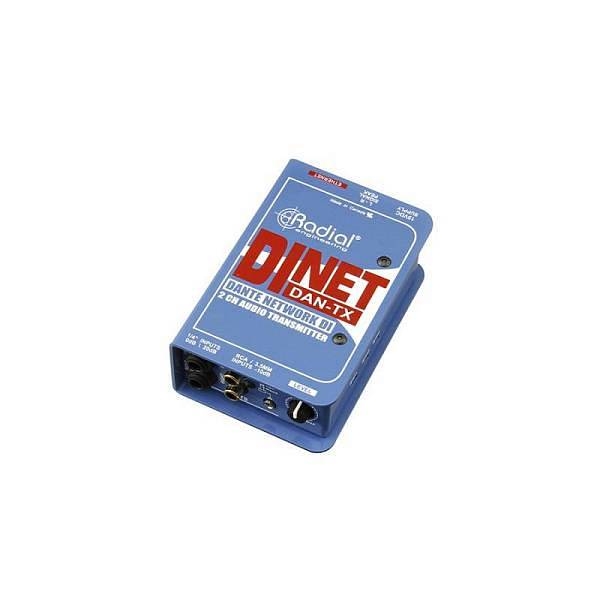 radial dinet dan tx di box connessione dante