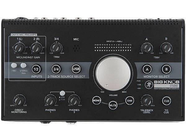 mackie big knob studio controller per studio monitor