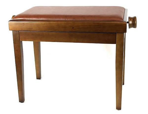 weisbach pj 018 wasa panchetta per pianoforte in legno colore noce satinato