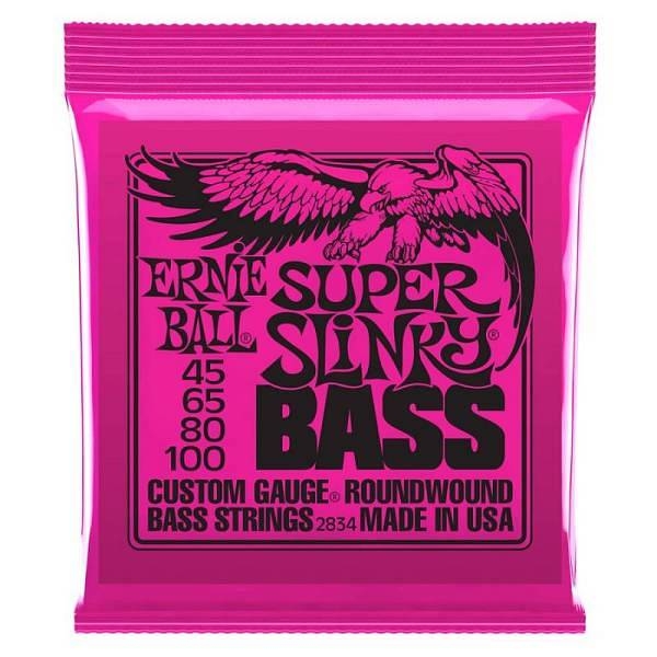 ernie ball 2834 nickel wound super slinky 45 100