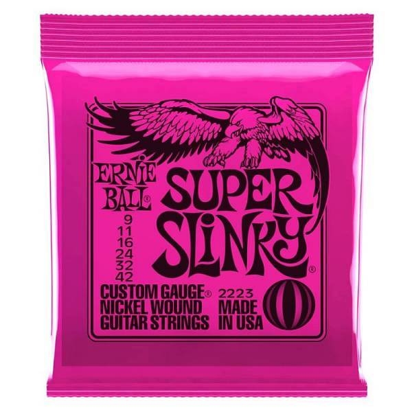ernie ball 2223 nickel wound super slinky 9 42
