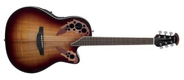 ovation ce 48 p koab celebrity elite koa burst chitarra elettroacustica