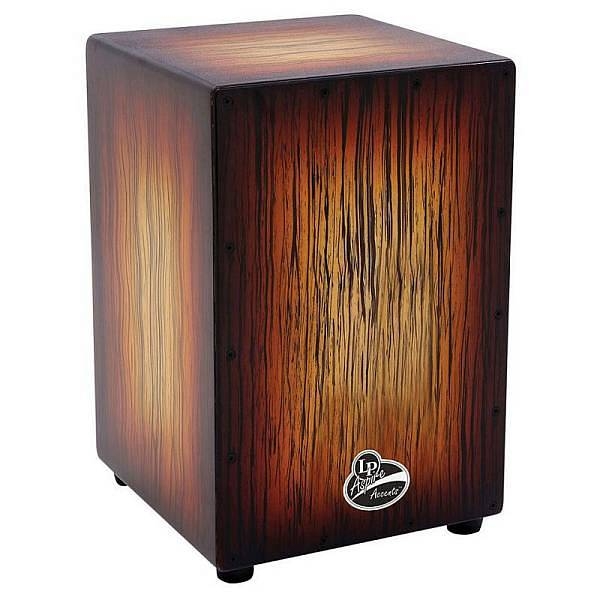 latin percussion aspireaccent cajon lpa1332 sbs sunburst streak