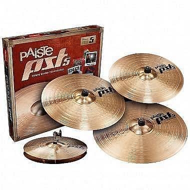 paiste pst5 rock set ride 20 crash 16 hi hat crash 18 omaggio
