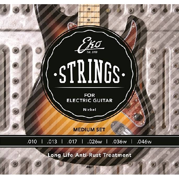 eko corde chitarra elettrica 10 46 regular set muta di corde per chitarra elettrica