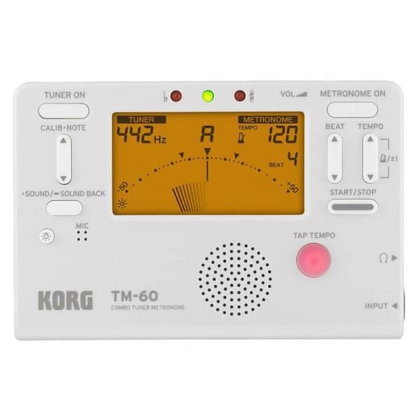 korg tm 60 wh accordatore e metronomo