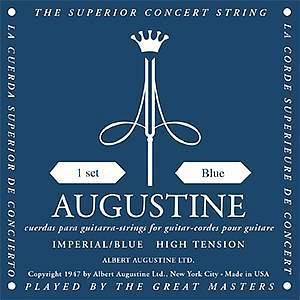 augustine imperial blue corde alta tensione per chitarra classica