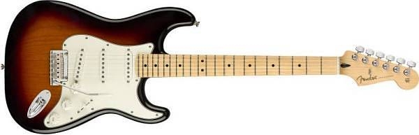 fender player stratocaster mn 3c sunburst