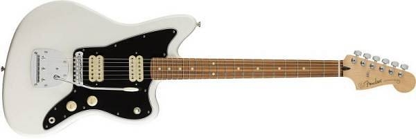 fender player jazzmaster pau ferro polar white
