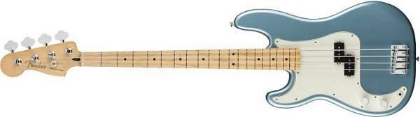 fender player precision bass mn lh tidepool