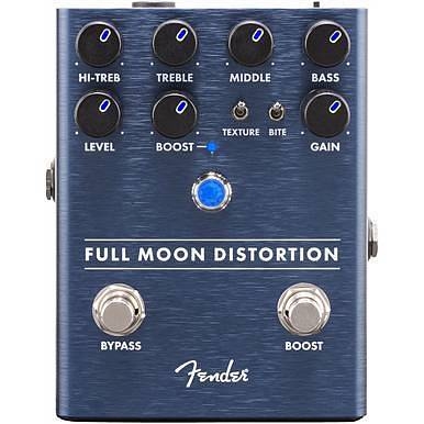 fender full moon distortion pedale distorsione con boost