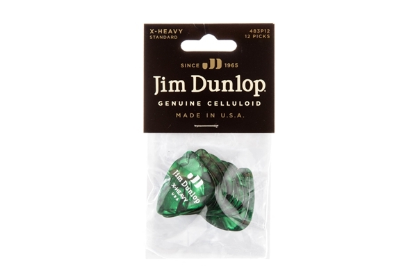 dunlop 483p12 green pearloid xheavy