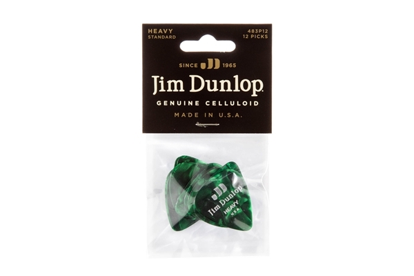 dunlop 483p12 green pearloid heavy