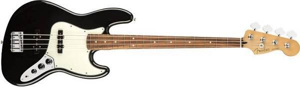 fender player jazz bass pau ferro black