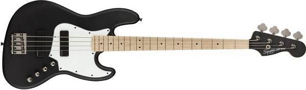 squier by fender contemporary active jazz bass hh mn flat black