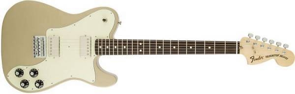 fender chris shiflett telecaster deluxe rw shoreline gold